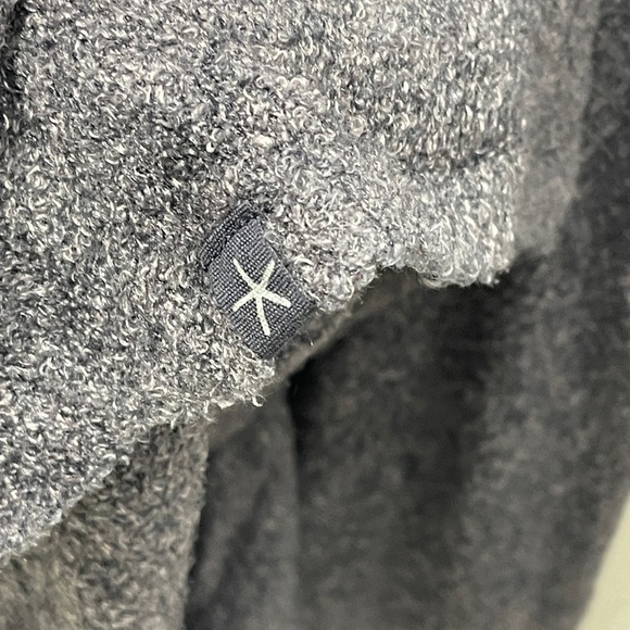 Barefoot Dreams CozyChic Ultra Lite Hi/Lo Cardigan Dark Gray Carbon L/XL 903 - Picture 6 of 8